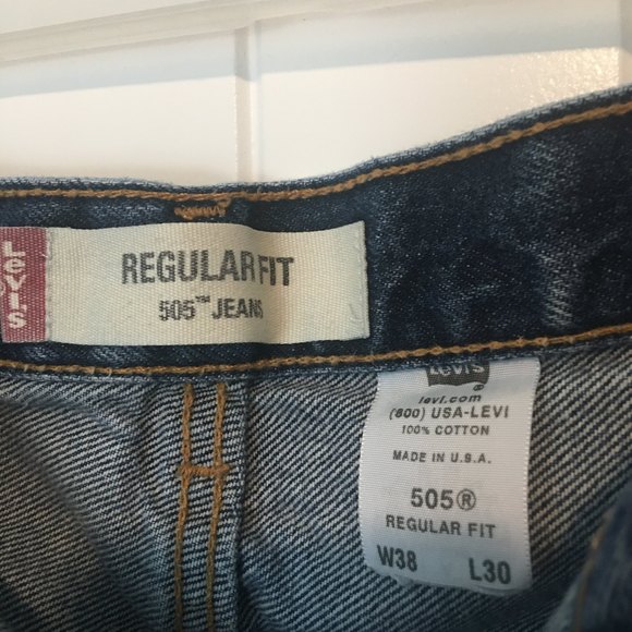 Levi's 505 Vintage Men's Jeans, sz 38 Waist - Picture 4 of 11